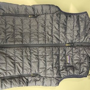 Patagonia Nano Puff Navy Vest Full Zip Quilted Men’s Sz. Small.